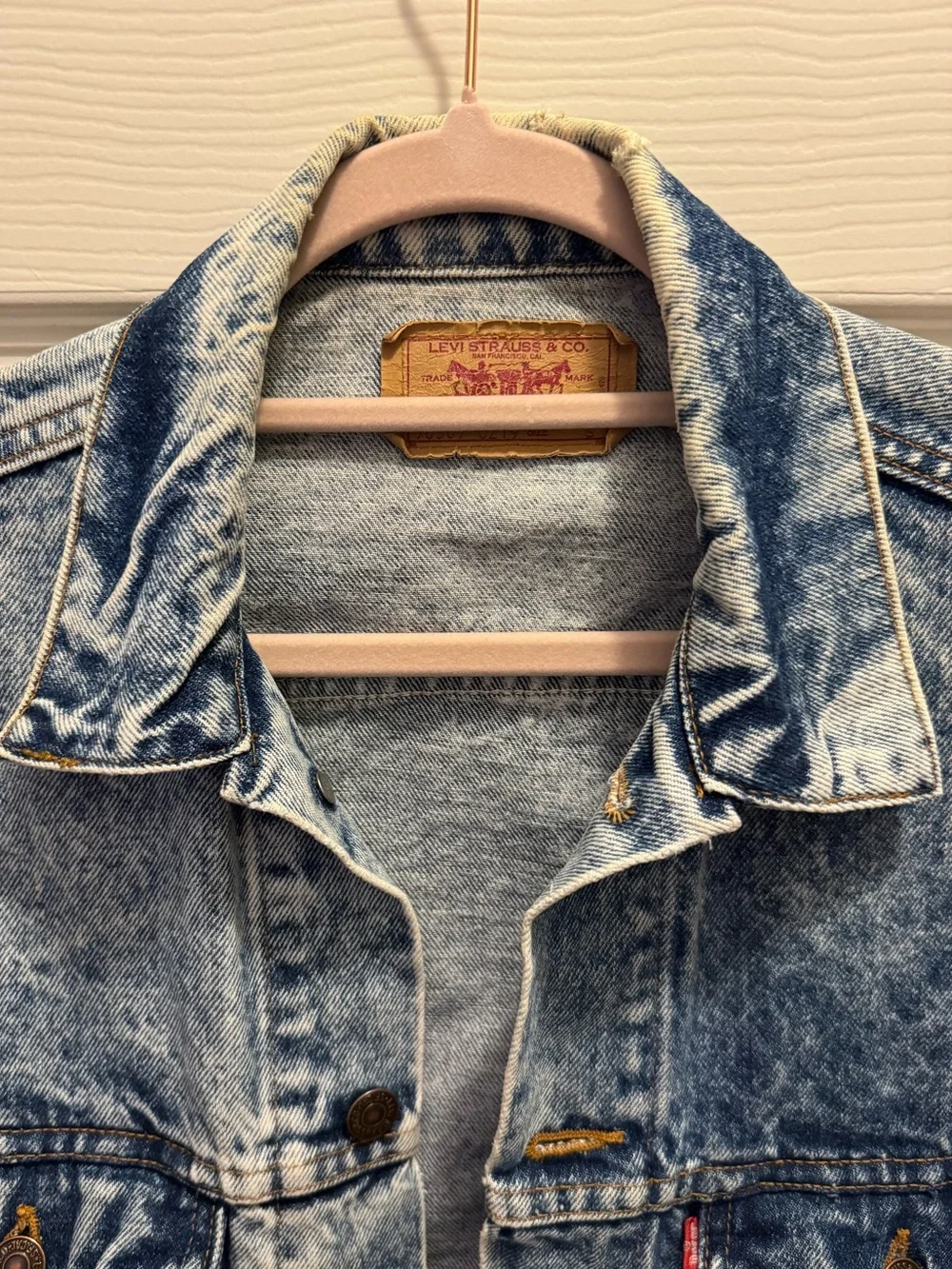 Vintage Levi's Acid Wash Denim Jacket